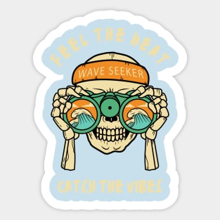 surfer skill Sticker